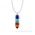 Wholesale Gemstone Rock Crystal Healing Point Chakra Pendant